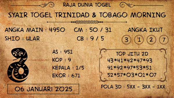 Prediksi Trinidad & Tobago Morning